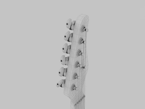 SCHECTER JUSTIN BECK ANI TRADITIONAL 3D Model