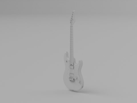 SCHECTER JUSTIN BECK ANI TRADITIONAL 3D Модель