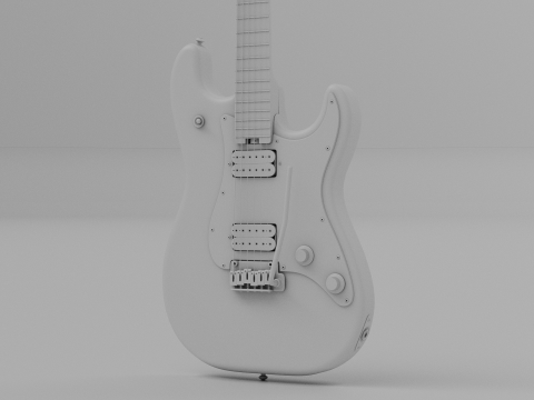 SCHECTER JUSTIN BECK ANI TRADITIONAL 3D Модель