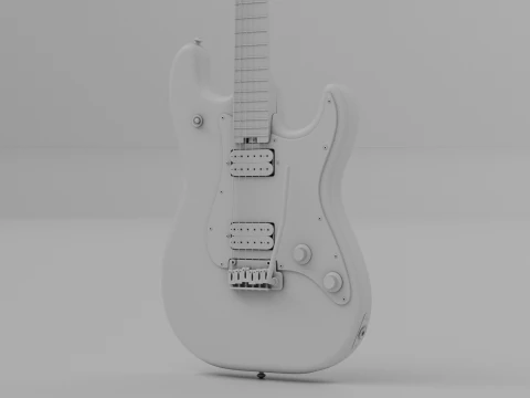SCHECTER JUSTIN BECK ANI TRADITIONAL 3D Model