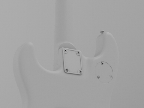 SCHECTER JUSTIN BECK ANI TRADITIONAL 3D Модель