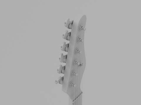 SCHECTER JUSTIN BECK ANI TRADITIONAL 3D Модель