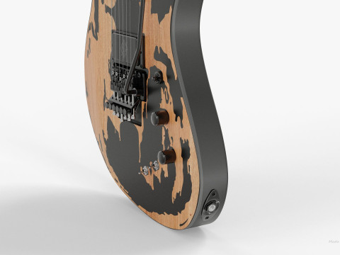 SCHETCER SYNYSTER CUSTOM S RELIC Model 3D