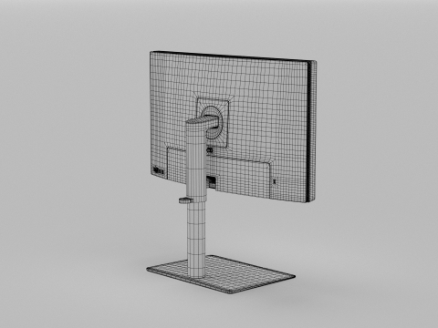 BENQ PD2725U 3D-Modell