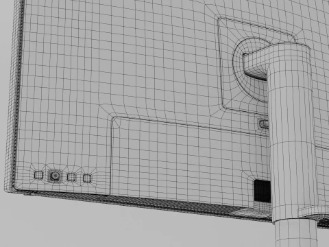 BENQ PD2725U 3D Modell