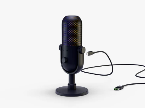 RAZER SEIREN V3 ХРОМА 3D Модель