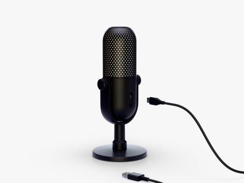 RAZER SEIREN V3 CHROMA 3D-Modell