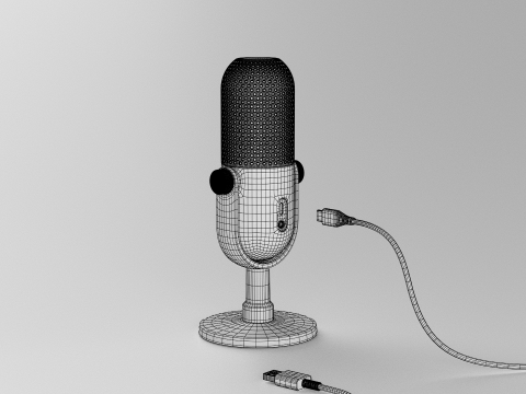 RAZER SEIREN V3 CHROMA 3D-Modell