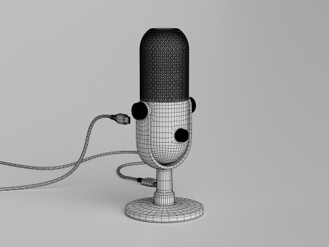 RAZER SEIREN V3 CHROMA 3D-Modell