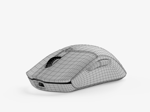 HYPERX PULSEFIRE HASTE TWO PRO FOUR K WIRELESS 3D Model