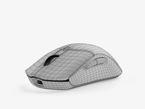 HYPERX PULSEFIRE HASTE TWO PRO FOUR K WIRELESS 3D Model