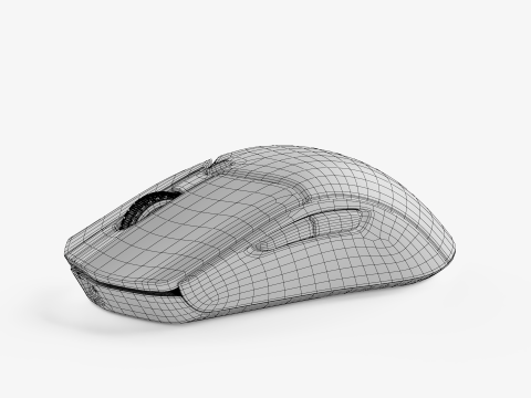 HYPERX PULSEFIRE HASTE TWO PRO FOUR K WIRELESS 3D Model
