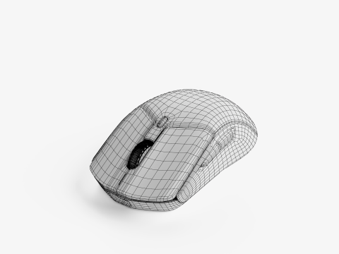 HYPERX PULSEFIRE HASTE TWO PRO FOUR K WIRELESS 3D Model