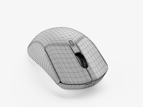 HYPERX PULSEFIRE HASTE TWO PRO FOUR K WIRELESS 3D Model