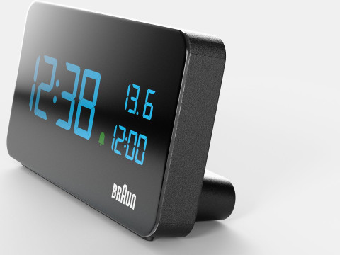 BRAUN BC20 CLOCK 3D Model