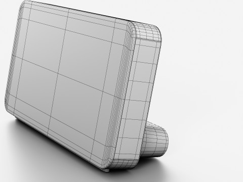BRAUN BC20 CLOCK 3D Model