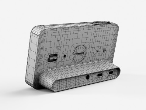 BRAUN BC20 CLOCK 3D Model