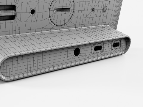 BRAUN BC20 CLOCK 3D Model