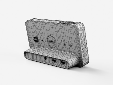 BRAUN BC20 CLOCK 3D Model