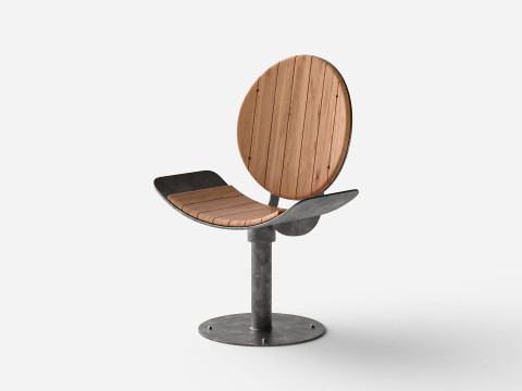 TORD BOONTJE ROTATING SEAT AND COLLECTION Model 3D