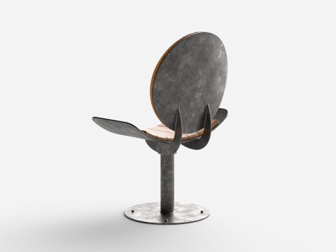 TORD BOONTJE ROTATING SEAT AND COLLECTION Model 3D