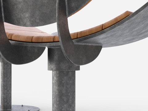 TORD BOONTJE ROTATING SEAT AND COLLECTION Model 3D