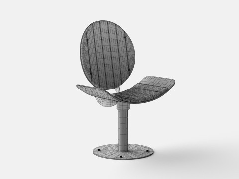 TORD BOONTJE ROTATING SEAT AND COLLECTION Model 3D