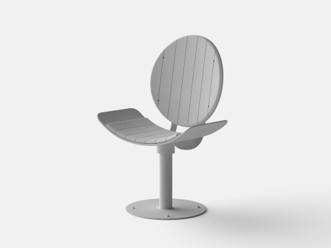 TORD BOONTJE ROTATING SEAT AND COLLECTION Model 3D