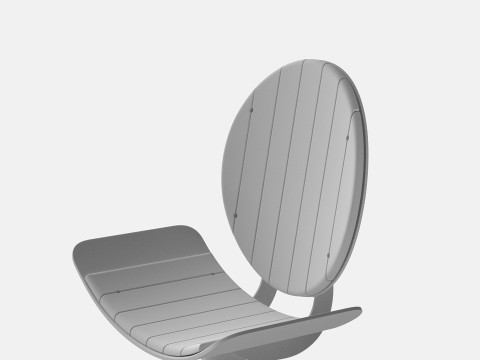 TORD BOONTJE ROTATING SEAT AND COLLECTION Model 3D