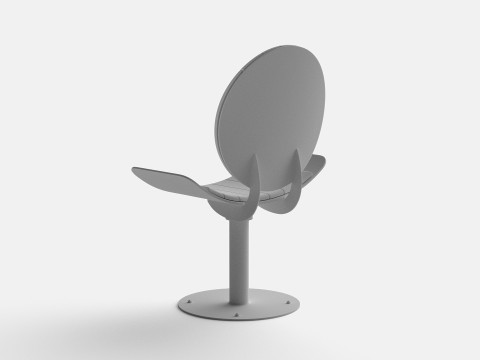 TORD BOONTJE ROTATING SEAT AND COLLECTION Model 3D