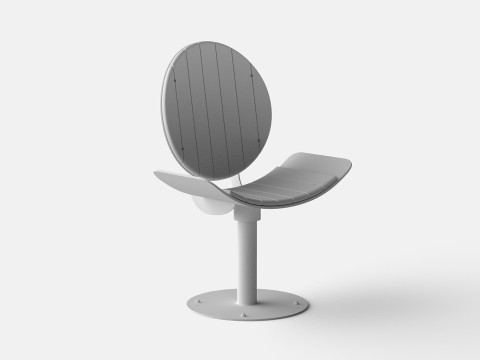 TORD BOONTJE ROTATING SEAT AND COLLECTION Model 3D