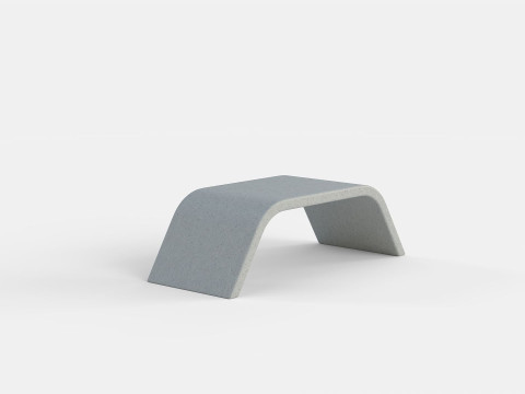 METALCO RIBBON BENCH COLLECTION Modello 3D
