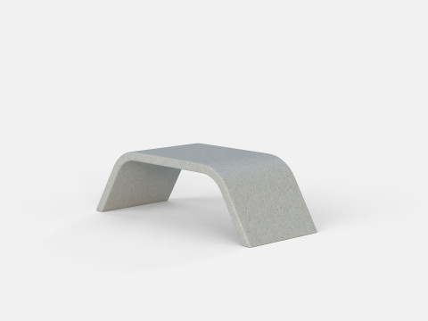 METALCO RIBBON BENCH COLLECTION Modello 3D