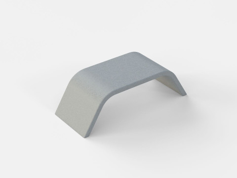 METALCO RIBBON BENCH COLLECTION Modello 3D