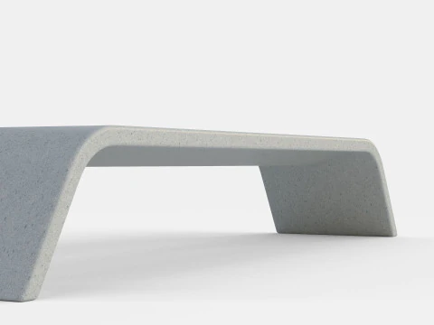 METALCO RIBBON BENCH COLLECTION 3D Model