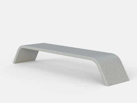 METALCO RIBBON BENCH COLLECTION 3D Model