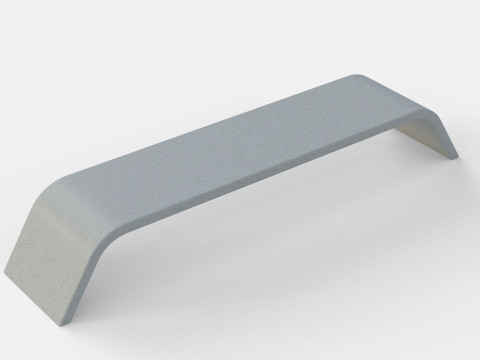 METALCO RIBBON BENCH COLLECTION Modello 3D