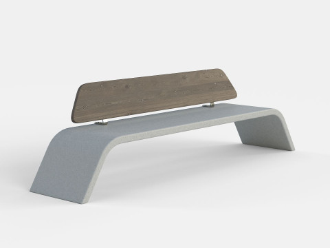 METALCO RIBBON BENCH COLLECTION Modello 3D
