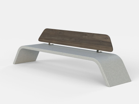 METALCO RIBBON BENCH COLLECTION Modello 3D