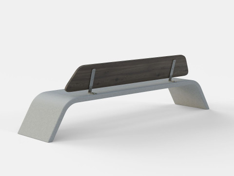 METALCO RIBBON BENCH COLLECTION Modello 3D