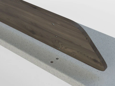 METALCO RIBBON BENCH COLLECTION 3D Model