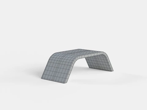 METALCO RIBBON BENCH COLLECTION 3D Model
