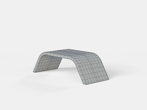 METALCO RIBBON BENCH COLLECTION 3D Model