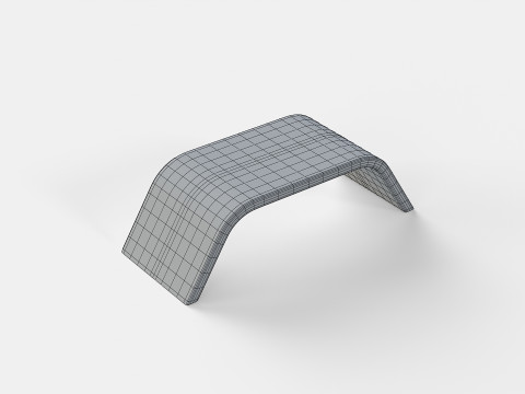 METALCO RIBBON BENCH COLLECTION Modello 3D