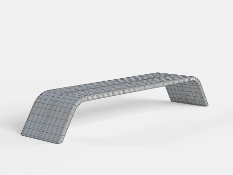 METALCO RIBBON BENCH COLLECTION 3D Model