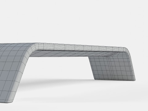 METALCO RIBBON BENCH COLLECTION Modello 3D