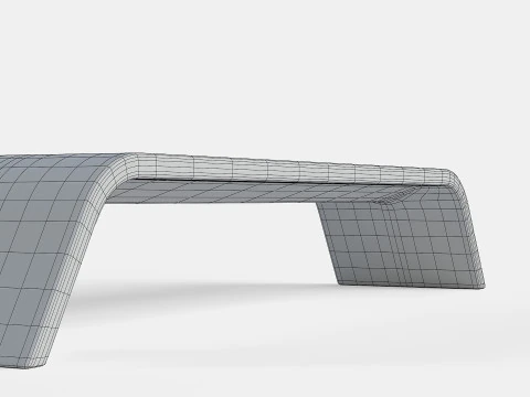 METALCO RIBBON BENCH COLLECTION 3D Model
