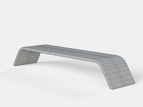 METALCO RIBBON BENCH COLLECTION 3D Model
