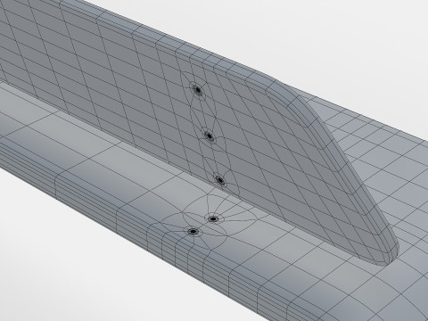 METALCO RIBBON BENCH COLLECTION Modello 3D