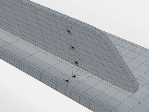 METALCO RIBBON BENCH COLLECTION 3D Model